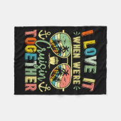 Couverture Polaire Cruise Squad 2026 Family Group Matching Summer Vac (Devant (Horizontal))