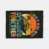 Couverture Polaire Cruise Squad 2026 Family Group Matching Summer Vac (Devant (Horizontal))