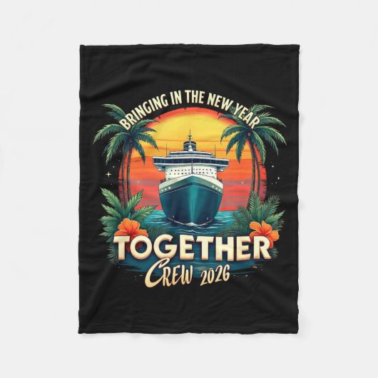 Couverture Polaire Cruise Vacation Bringing In The New Year Together (Devant)