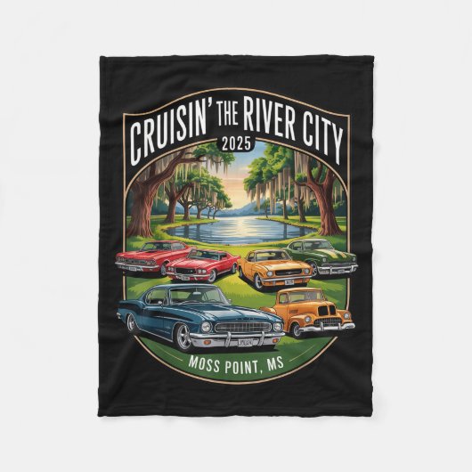 Couverture Polaire Cruisin The River City 2025 Moss Int Ms Clic Car D (Devant)