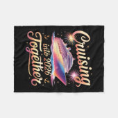 Couverture Polaire Cruising Into 2026 Together New Year Cruise Vacati (Devant (Horizontal))