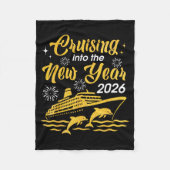 Couverture Polaire Cruising Into The New Year 2026 Happy New Year Cru (Devant)