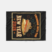 Couverture Polaire Cruising Into The New Year 2026 Voyage Fireworks  (Devant (Horizontal))