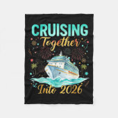 Couverture Polaire Cruising Together Into 2026 Matching Cruise Celebr (Devant)