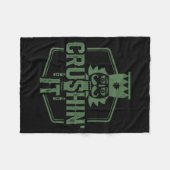 Couverture Polaire Crushin' It Nutcracker Christmas Xmas  (Devant (Horizontal))