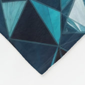 Couverture Polaire Crystal pattern Ocean Hues Kaleidoscope Pattern (Coin)