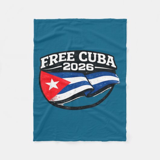 Couverture Polaire Cuba Cuba Libre Doctrine Monroe Conception (Devant)