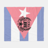 Couverture Polaire Cuba Libre Motto Laurels (Devant (Horizontal))