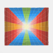 Couverture Polaire Cube couleur (Devant (Horizontal))