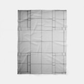 Couverture Polaire Cubes Abstraits (Devant)