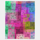 Couverture Polaire cubes Abstraits (Devant)