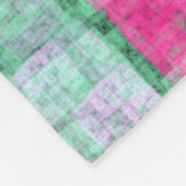 Couverture Polaire cubes Abstraits (Coin)