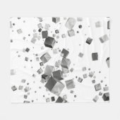 Couverture Polaire Cubes colorés 3 (Devant (Horizontal))