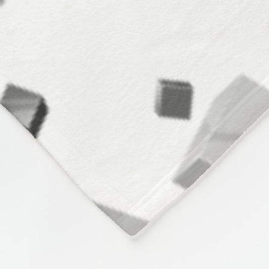 Couverture Polaire Cubes colorés 3 (Coin)