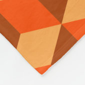 Couverture Polaire Cubes orange (Coin)