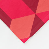 Couverture Polaire Cubes rouges (Coin)