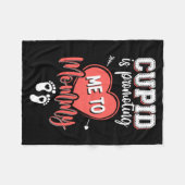 Couverture Polaire Cud Is Promoting Me To Mommy Valentines Pregnanc  (Devant (Horizontal))
