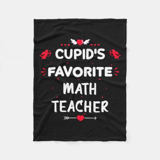 Couverture Polaire Cud S Favorite Math Teacher Valentine S Day Man  (Devant)