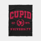 Couverture Polaire Cud University Cute Cherub Valentines Day Crest  (Devant)