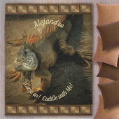 Couverture Polaire Cuddle avec Pedro l'Iguana 0768