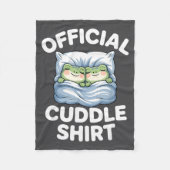Couverture Polaire Cuddle Shirt Funny Cute Frogs Cozy  (Devant)