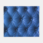 Couverture Polaire Cuir bleu Texture : Arrière - plan luxueux (Devant (Horizontal))