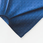 Couverture Polaire Cuir bleu Texture : Arrière - plan luxueux (Coin)