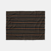 Couverture Polaire Cuir Brown Et Noir (Devant (Horizontal))
