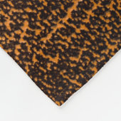 Couverture Polaire Cuir Brown naturel : Arrière - plan texturé (Coin)