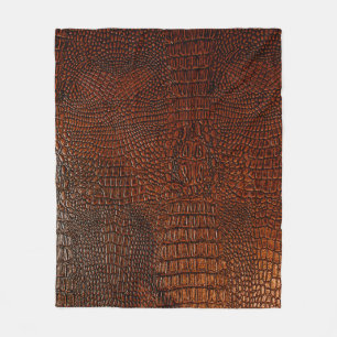Couverture Polaire cuir Brown textureleather, abstrait, antique, , ba