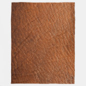 Couverture Polaire Cuir de noix de muscade (Devant)