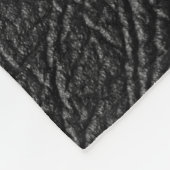 Couverture Polaire Cuir noir : texture de closeup transparente. (Coin)