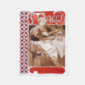 Couverture Polaire Cuisine de femme, Alphonse Mucha (Devant)