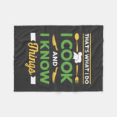 Couverture Polaire Cuisine drôle (Devant (Horizontal))