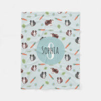 Cuisine et Whimsical Blue Guinée Pig Motif Enfants