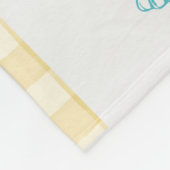 Couverture Polaire Cuisine italienne Côtière Imprimer | Bleu Sorrente (Coin)