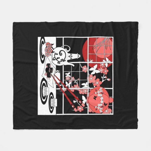 Couverture Polaire Cuisine japonaise (Devant (Horizontal))