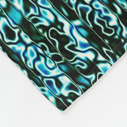 Couverture Polaire Cuisine Turquoise et Black Cheetah (Coin)