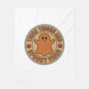 Couverture Polaire Cuisses Épaisses et Vibes Sombres Tee Ghost Hallow
