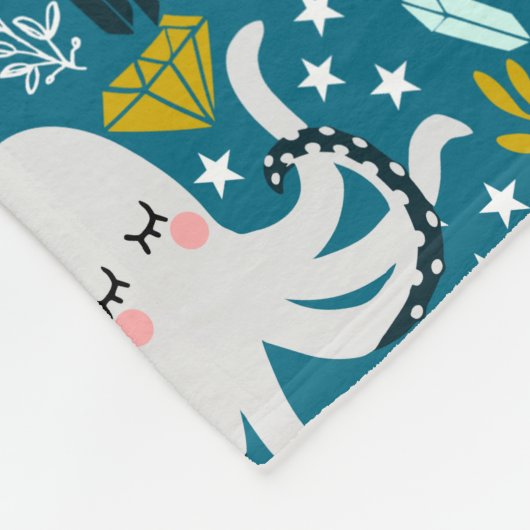 Couverture Polaire Cuite Octopus (Coin)