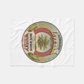 Couverture Polaire Cuivre fin Distillé Bourbon Whisky. (Devant (Horizontal))