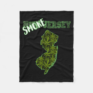 Couverture Polaire Culture de marijuana drôle du New Jersey