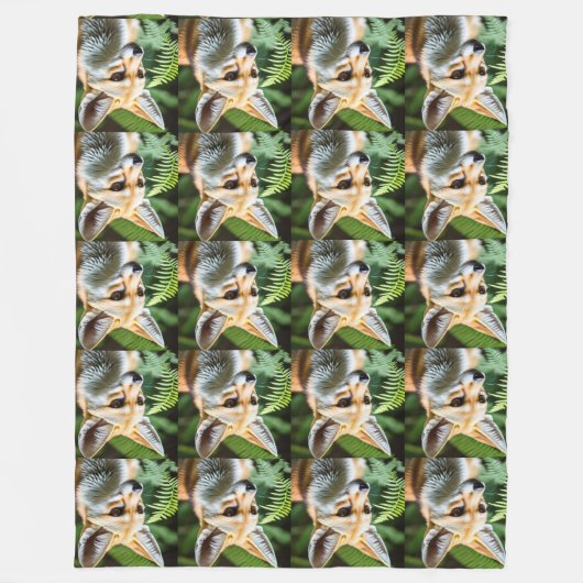 Couverture Polaire Cunning Fennec Fox, (Devant)