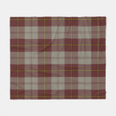 Couverture Polaire Cunningham Burgundy Dancers Plaid (Devant (Horizontal))