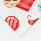 Couverture Polaire Cupcake sucré (Coin)