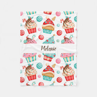 Couverture Polaire Cupcake sucré