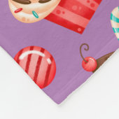 Couverture Polaire Cupcake sucré (Coin)