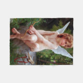 Couverture Polaire Cupid, Bouguereau (Devant (Horizontal))
