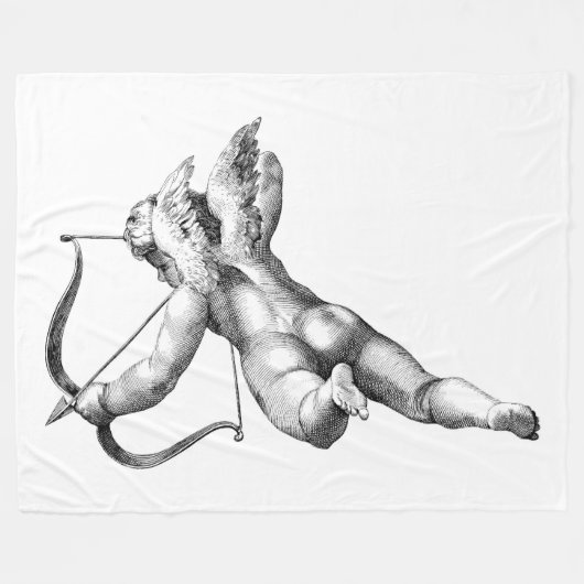 Couverture Polaire Cupidon (Dieu de l'amour) (Devant (Horizontal))