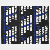 Couverture Polaire CURE...Cancer colorectal (Devant (Horizontal))